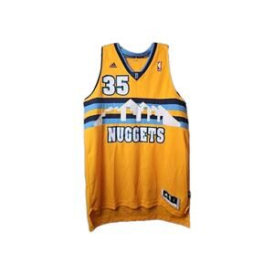 #35 Kenneth Faried Yellow Denver Nuggets Jersey Adult Size Large